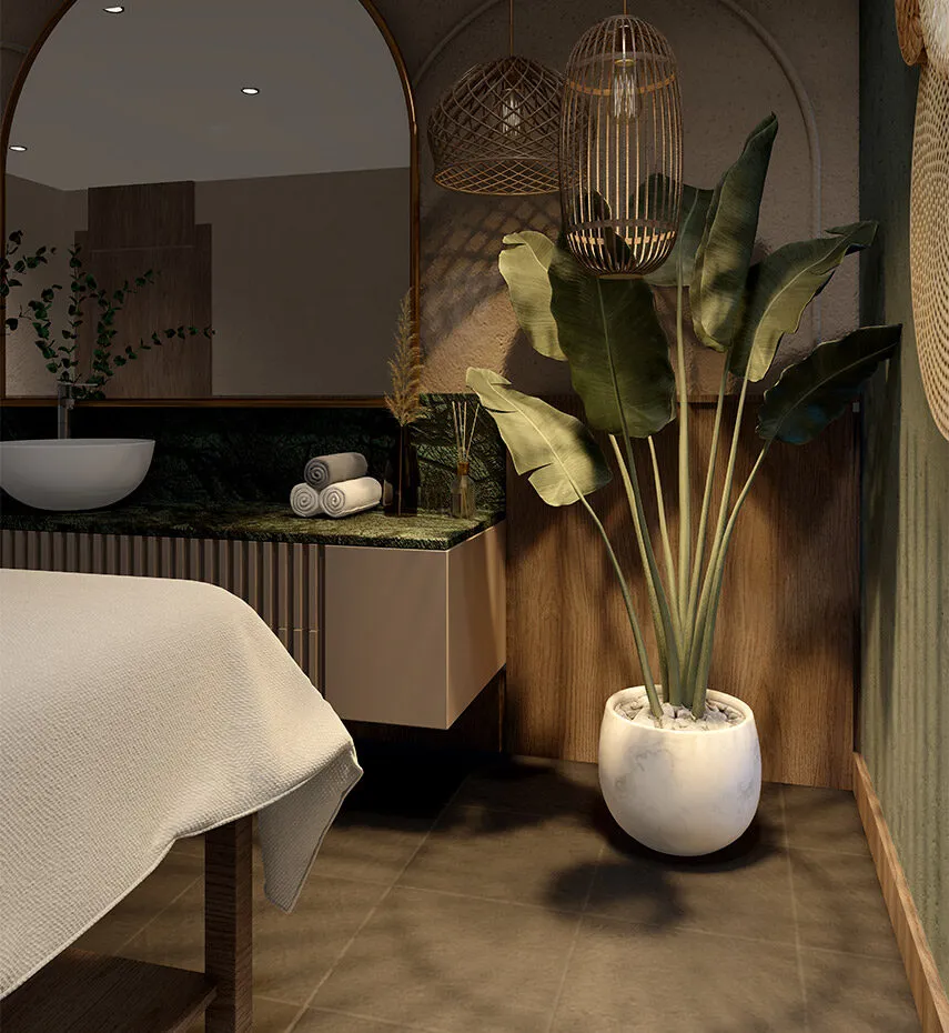Treatment room at Aura by Fashion SPA